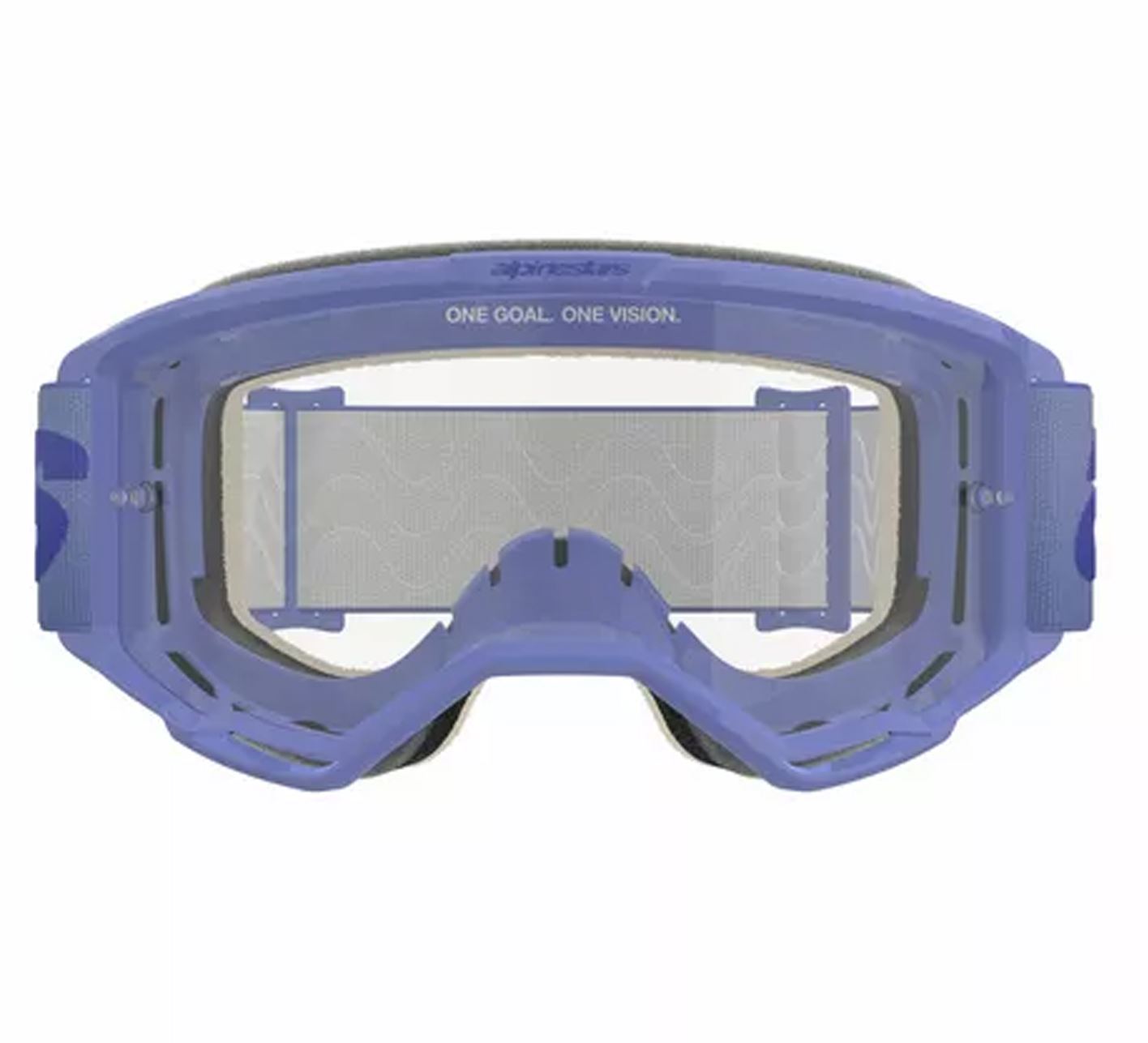 Alpinestars 2025 Goggles Vision 5 Wordmark Purple Clear