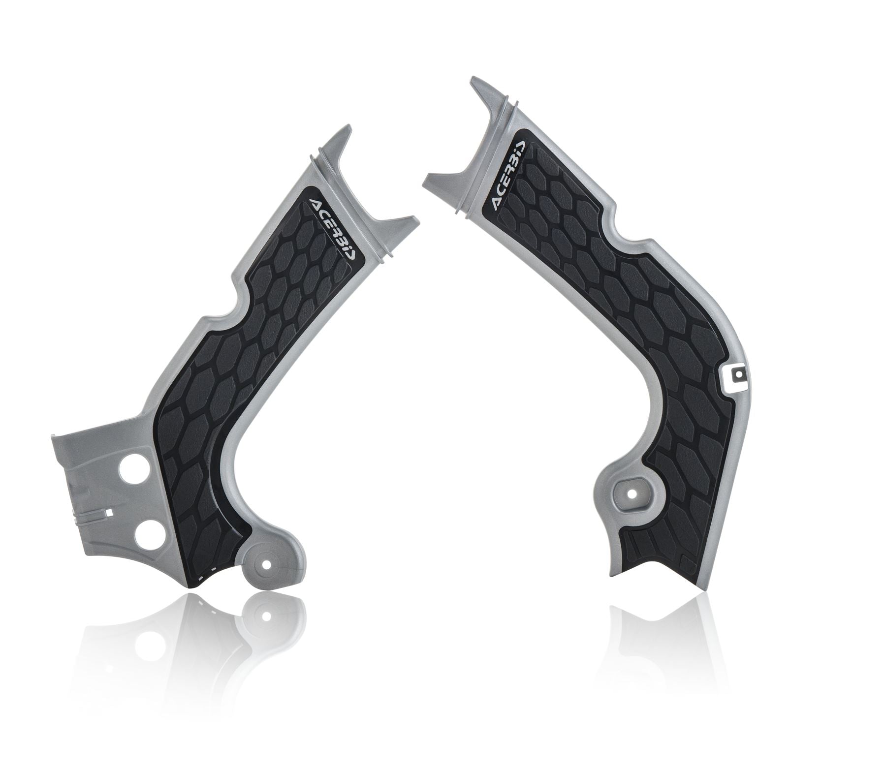 Acerbis X-Grip Frame Protector Guards Silver For Honda CRF 300 RX 2019