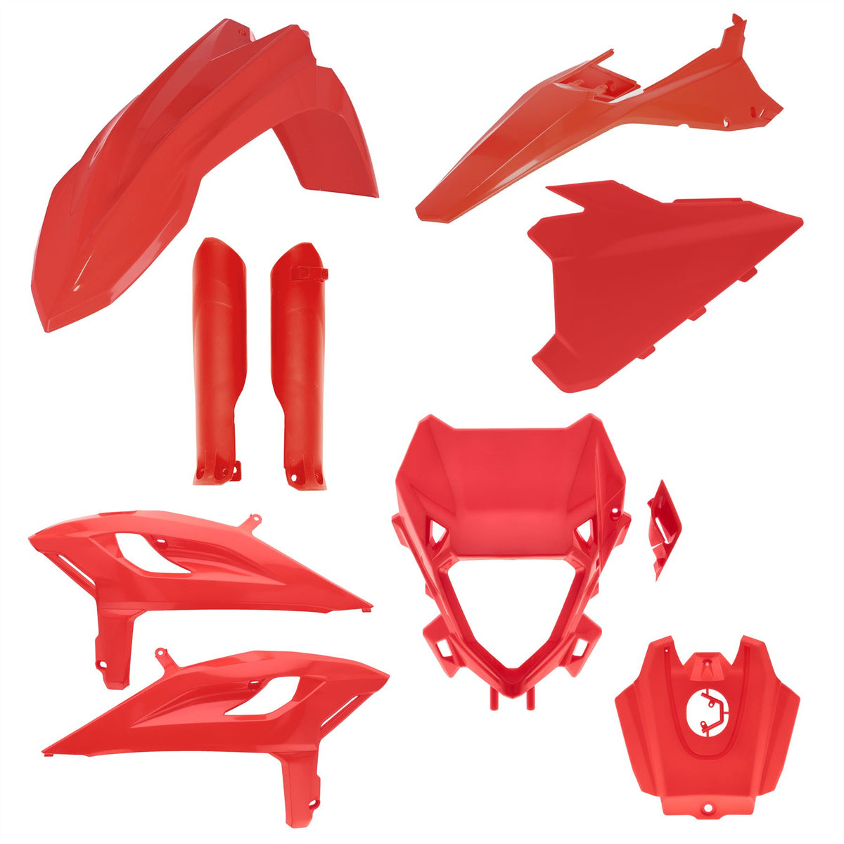 Acerbis Full Plastic Kit Red For Beta RR RACE 4T 350 2025-2026