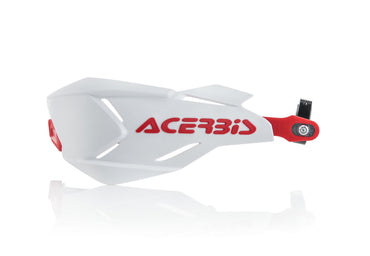 Acerbis X-Factory White Red Handguards For 22mm Oversize 1 1/8 Bars