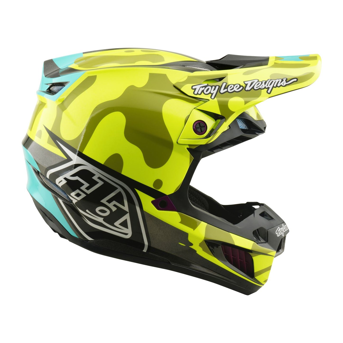 Troy Lee Designs Spring 2026 MX SE5 Composite Myth Helmets Flo Yellow