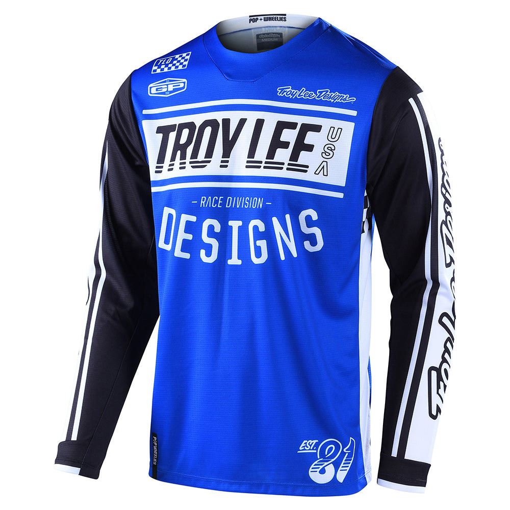 Troy Lee Designs 2025 GP Jersey Race 81 Blue