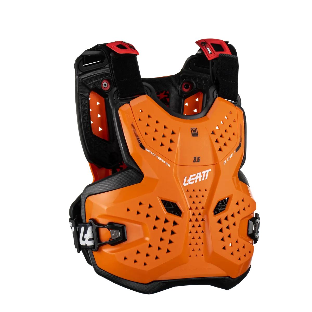 Leatt 2024 Chest Protector 3.5 Youth Orange Black