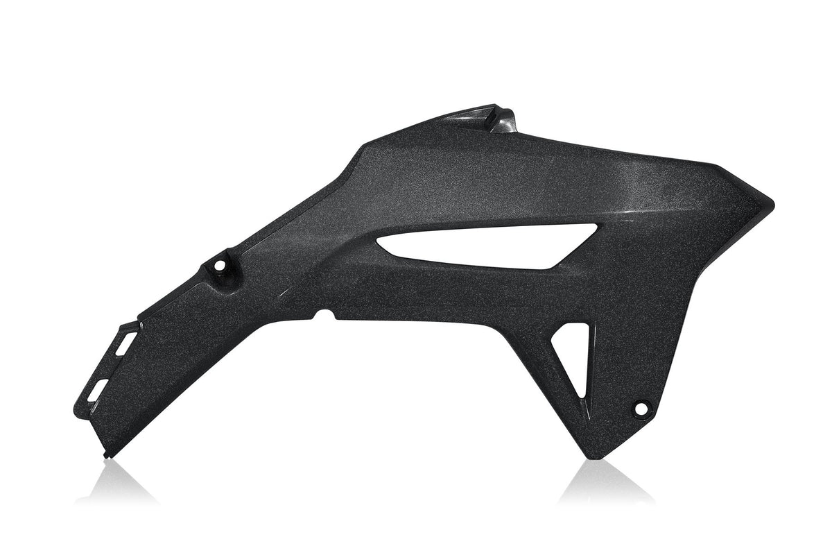 Acerbis Radiator Rad Scoops Metallic Black For HONDA CRF 250 R 2022-2024