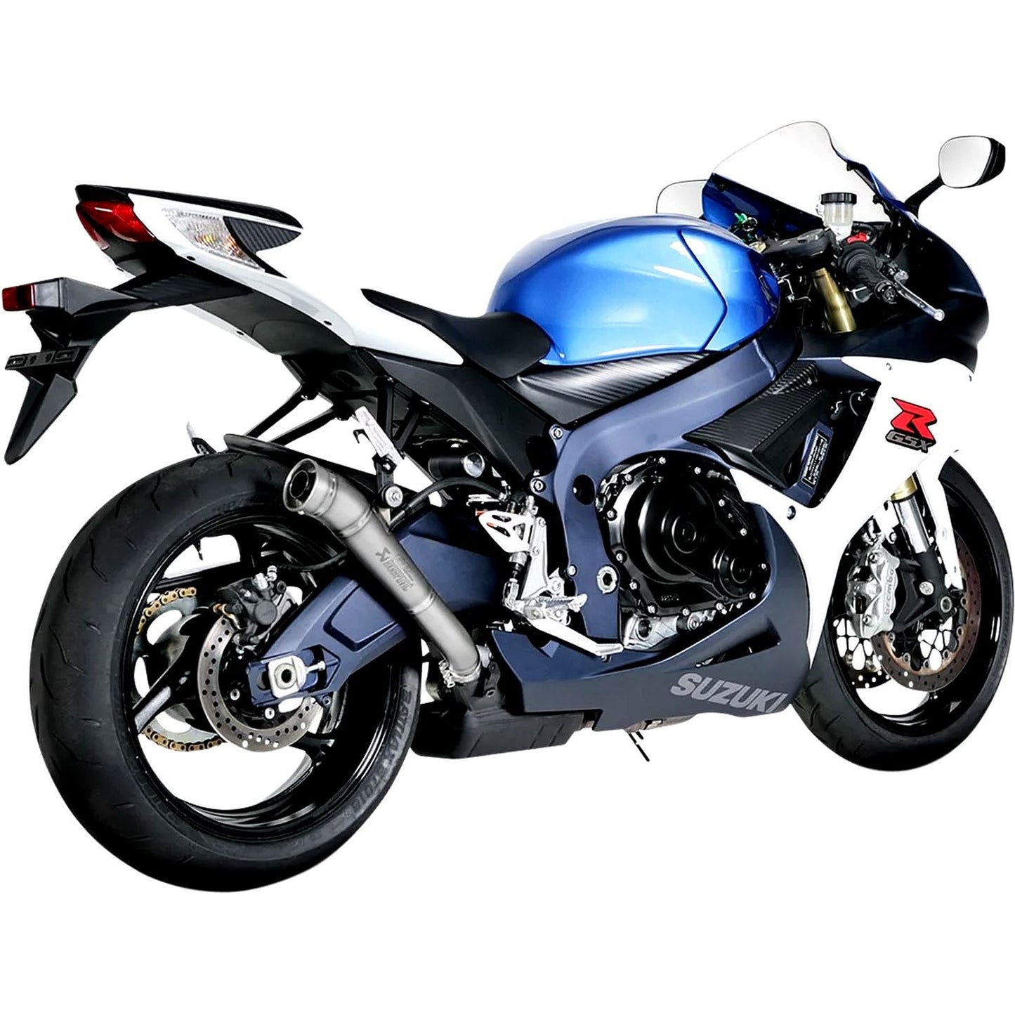 Akrapovic Titanium GP Style Line Slip On Silencer For Suzuki GSX-R 600 2011-2017