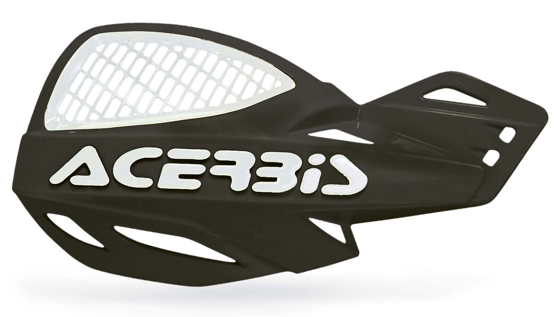 Acerbis Uniko MX Handguards Pair + Kit For Black White Honda CR 500 R 1990 - 2003