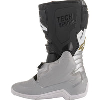 Alpinestars 2026 Tech 7S Youth Motocross Boots Black Silver Gold