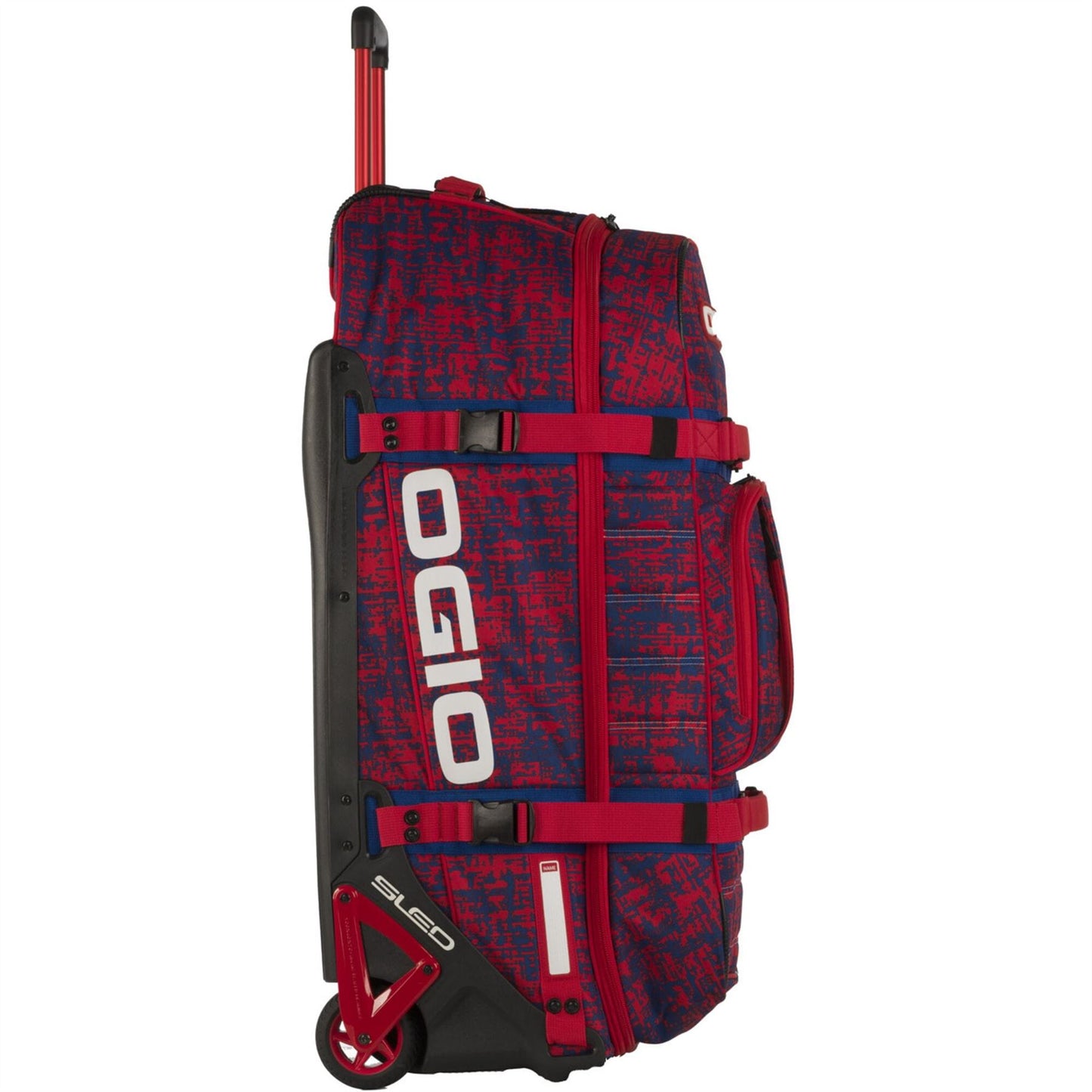 OGIO Trucker Wheeled Gear Chaos Red Blue 110 Litre