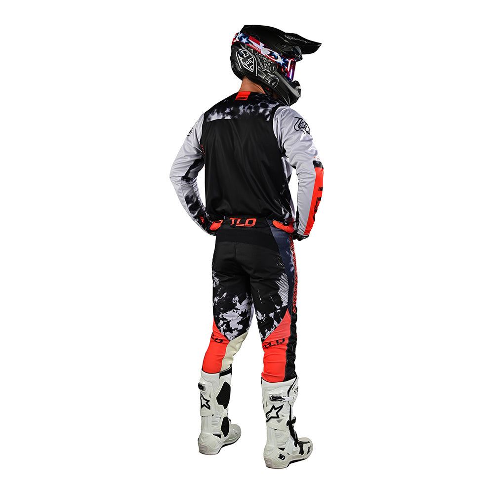 Troy Lee Designs 2024 Motocross Combo Kit GP Astro Light Grey Orange