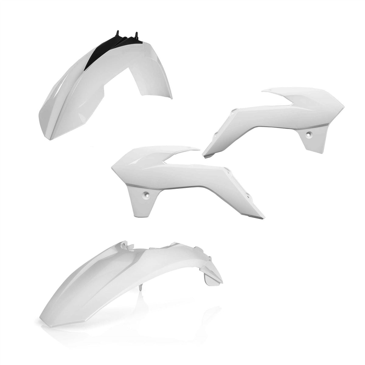 Acerbis Plastic Kit White For KTM SX 85 2013-2017