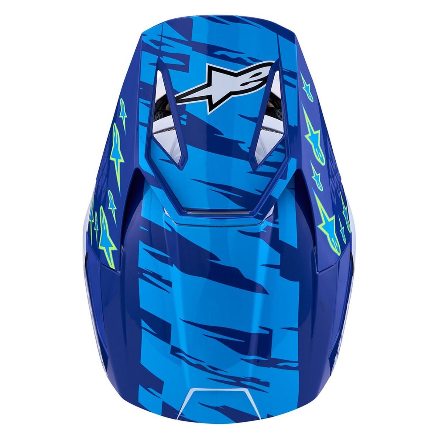 Alpinestars 2027 S-M3 Youth Falcon MX Helmet Blue White Black Pink