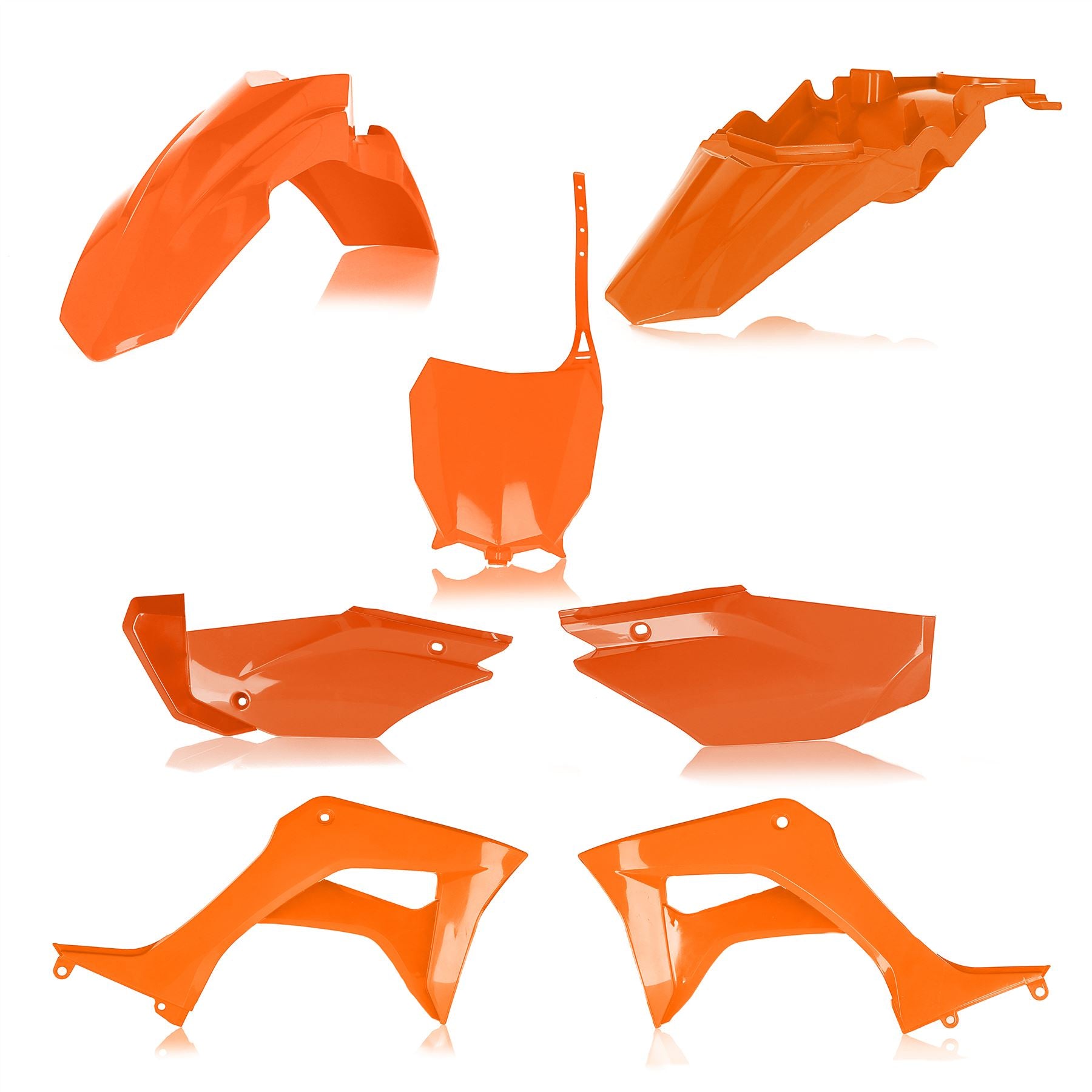Acerbis Full Plastic Kit Orange For Honda CRF 110F 2019-2024