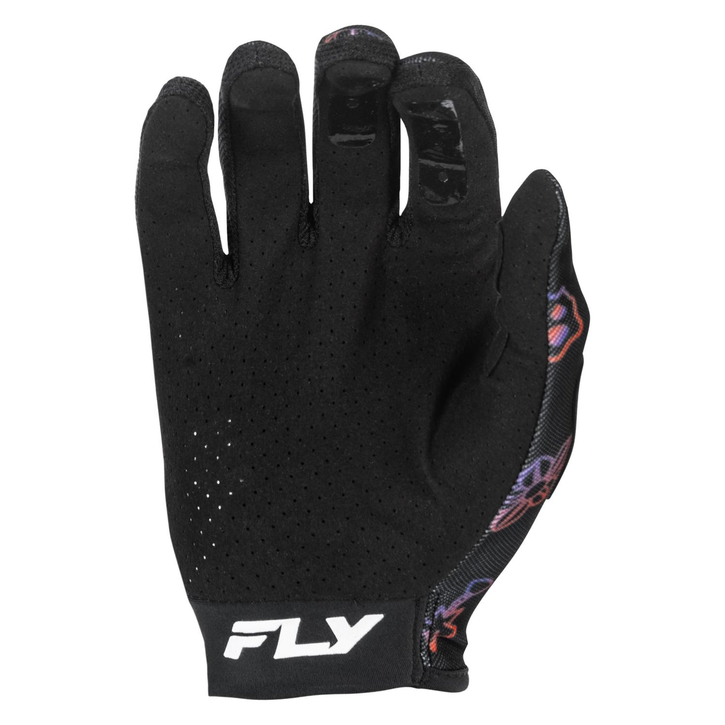 Fly Racing 2026 Motocross Gloves Lite Outline Youth  Black Red Purple