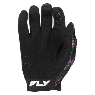 Fly Racing 2026 Motocross Gloves Lite Outline Youth  Black Red Purple