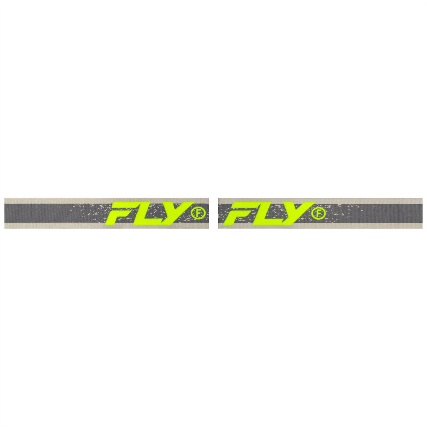 Fly Racing 2025 Zone Youth Motocross Goggles Dark Grey Hi-Viz Green Mirror Lens