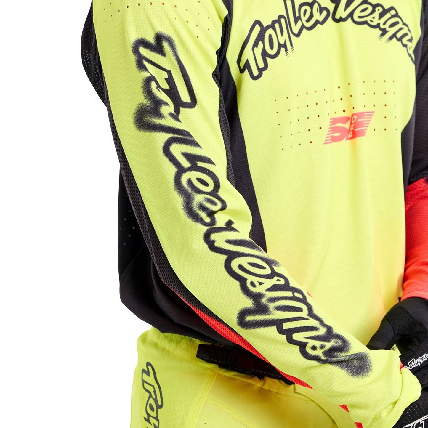 Troy Lee 2026 Motocross Jersey SE Pro Roam Glo Yellow