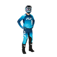 Fly Racing 2026 Motocross Combo Kit Evolution DST  Blue White