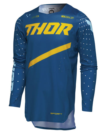 Thor 2025 Motocross Combo Kit Youth Sportmode Brave Blue