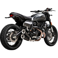 Akrapovic Stainless Steel Black Line Slip On Silencer For Ducati SCRAMBLER 803 ABS Desert Sled 2021-2023