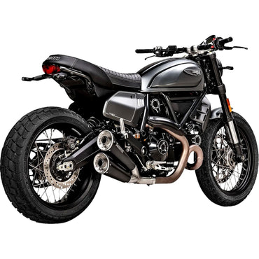 Akrapovic Stainless Steel Black Line Slip On Silencer For Ducati SCRAMBLER 803 ABS Urban Motard 2022