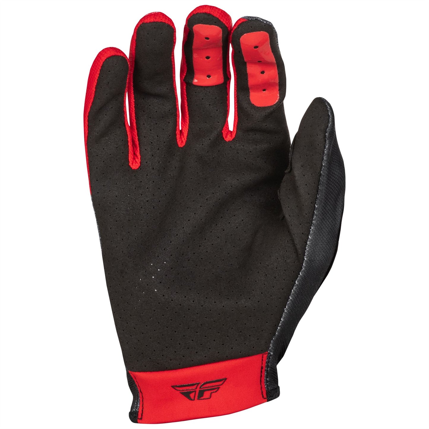Fly Racing 2025 Youth Lite Motocross Gloves Black Red