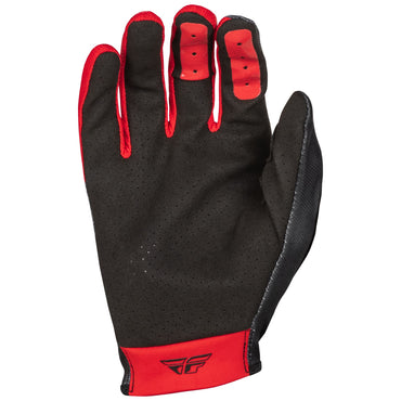 Fly Racing 2025 Youth Lite Motocross Gloves Black Red
