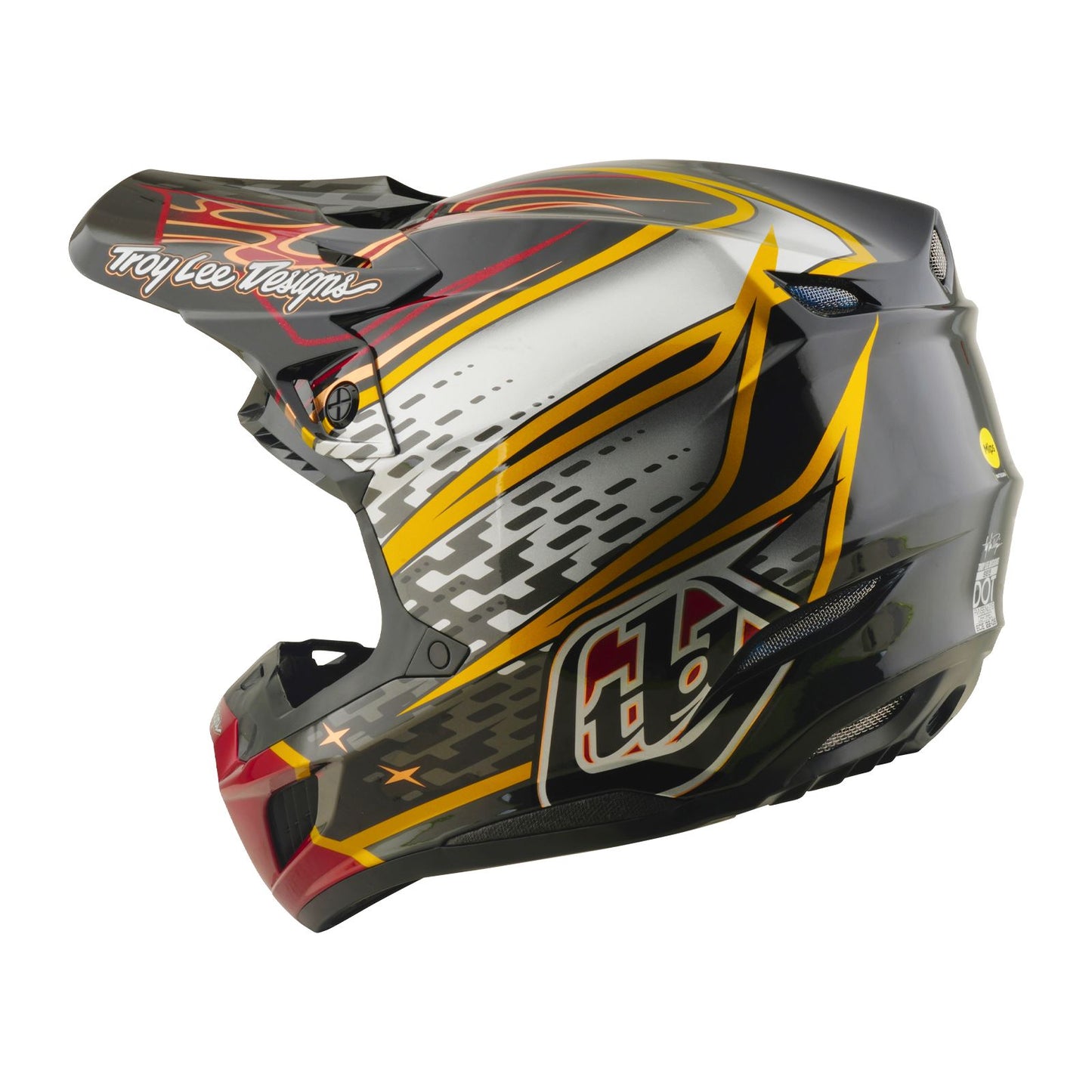 Troy Lee Designs Spring 2026 MX SE5 Composite Wings Helmets Black Black