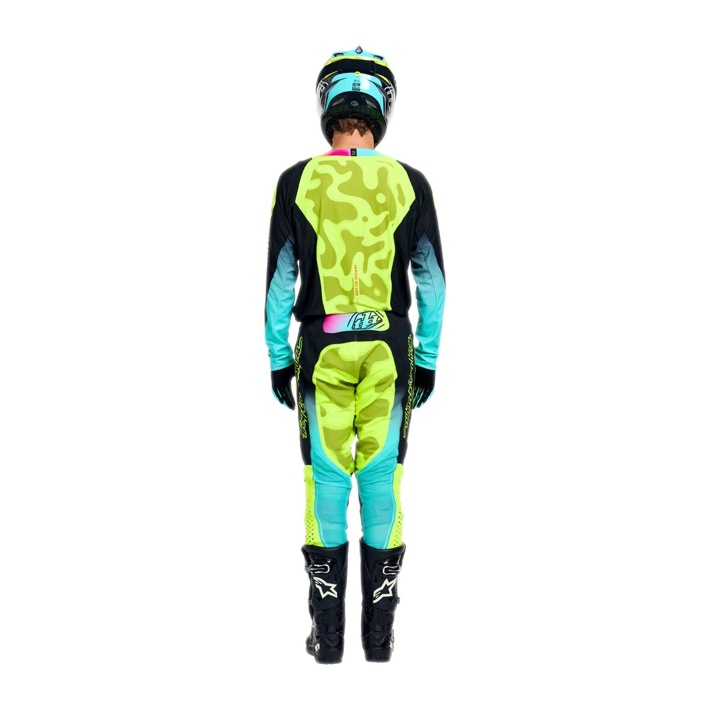 Troy Lee Designs Spring 2026 SE PRO Myth MX Combo Kit Black Flo Yellow