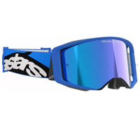 Alpinestars 2025 Goggles Supertech Stream Blue Blue Mirror