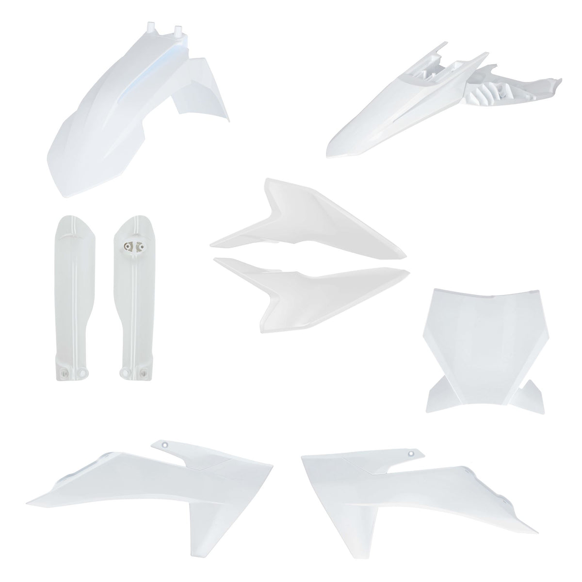 Acerbis Full Plastic Kit White For KTM SX 50 2024-2027