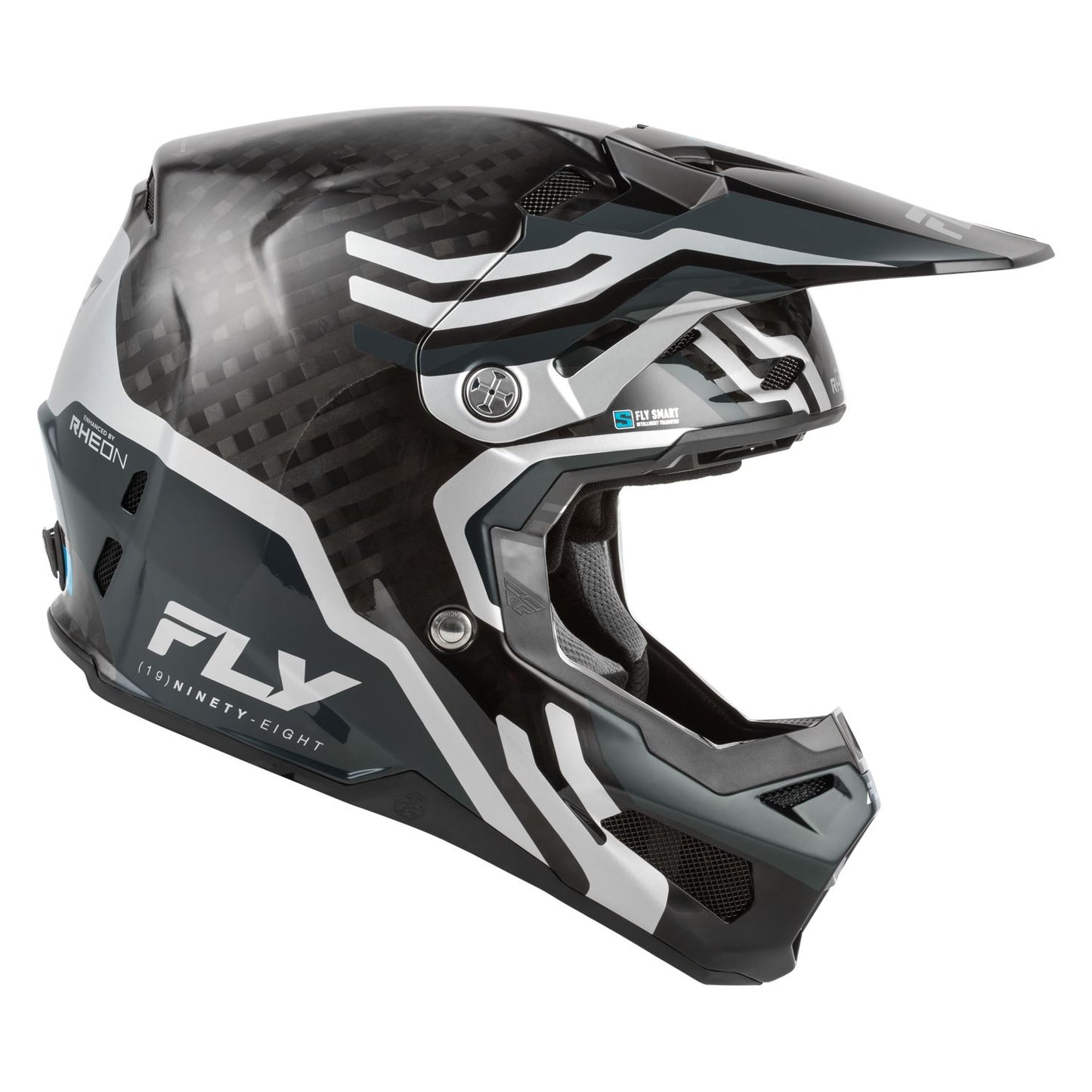 Fly Racing 2026 Motocross Helmet Formula S Byte Carbon Grey Silver