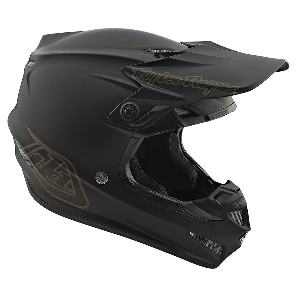 Troy Lee Designs 2025 Youth GP Helmet Mono Black