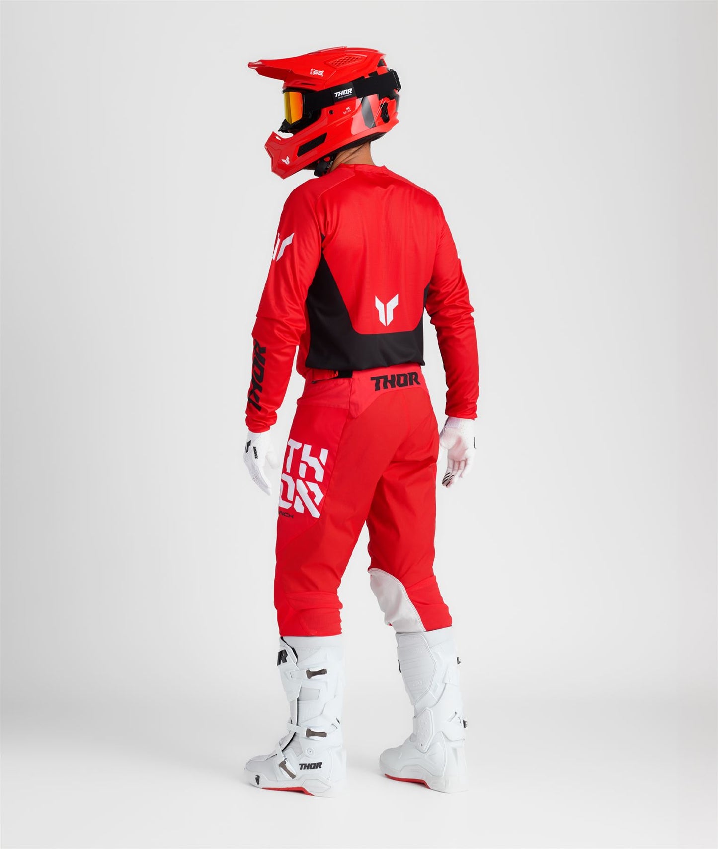Thor 2026 Motocross Combo Kit Launchmode Forge Red