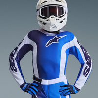 Alpinestars 2026 Youth Fluid Portl Motocross Jersey Ucla Blue White