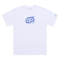 Troy Lee Designs Spring 2025 MX Badge Casual T-Shirt White