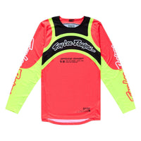 Troy Lee 2026 Motocross Jersey GP Pro Swerve Infra Red Flo Yellow
