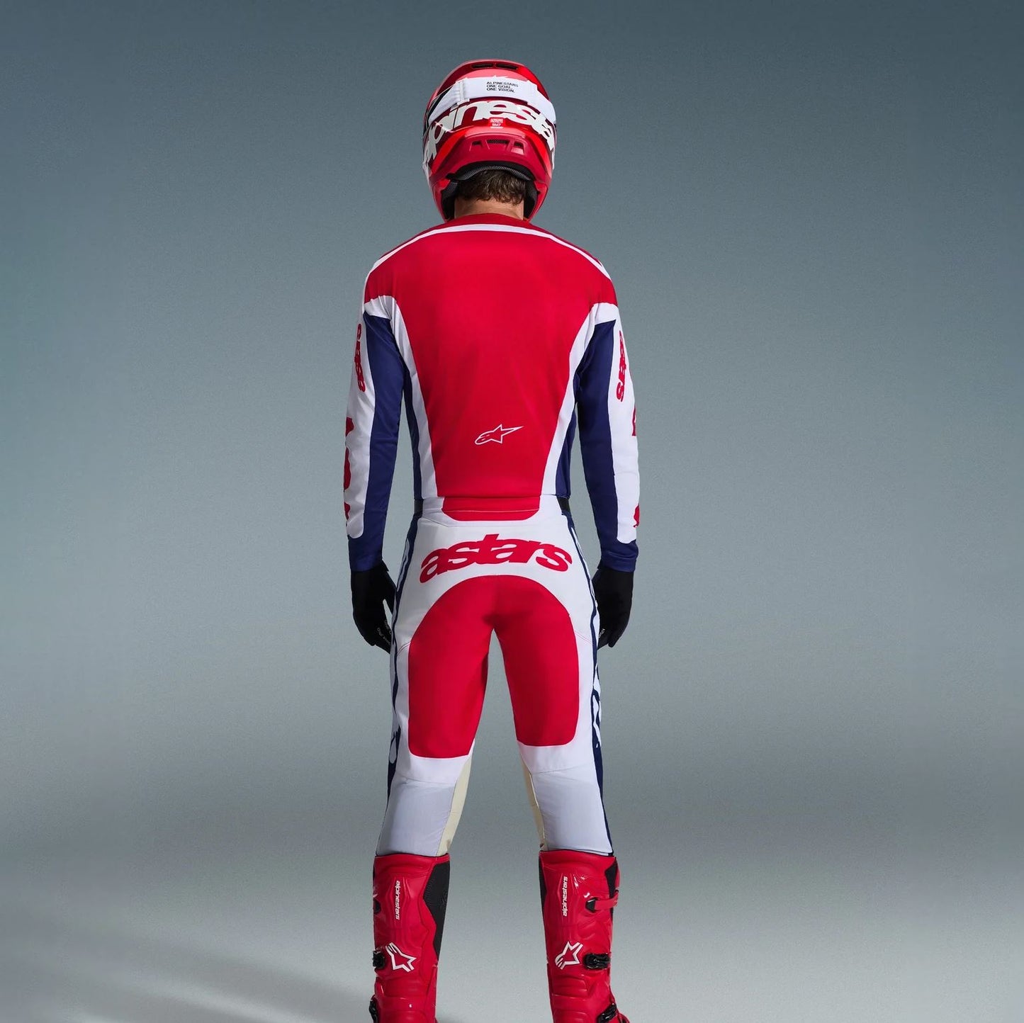 Alpinestars 2026 Racer Riway Motocross Combo Kit White Blue Red