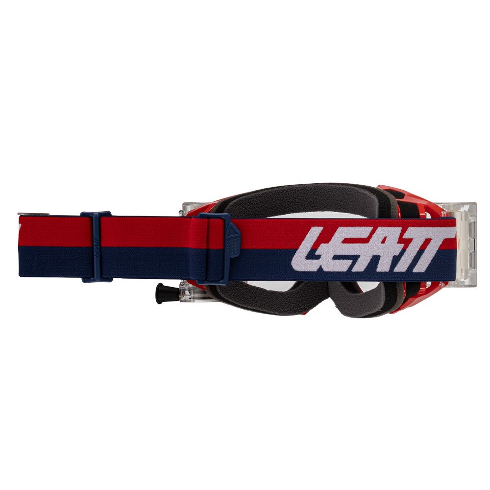 Leatt 2025 Motocross Goggles Vizion 3.5 Roll Off Royal - Clear Lens