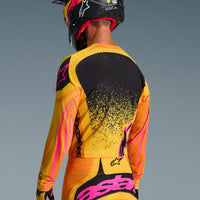 Alpinestars 2026 Techstar Nomur Motocross Jersey Orange Yellow Pink