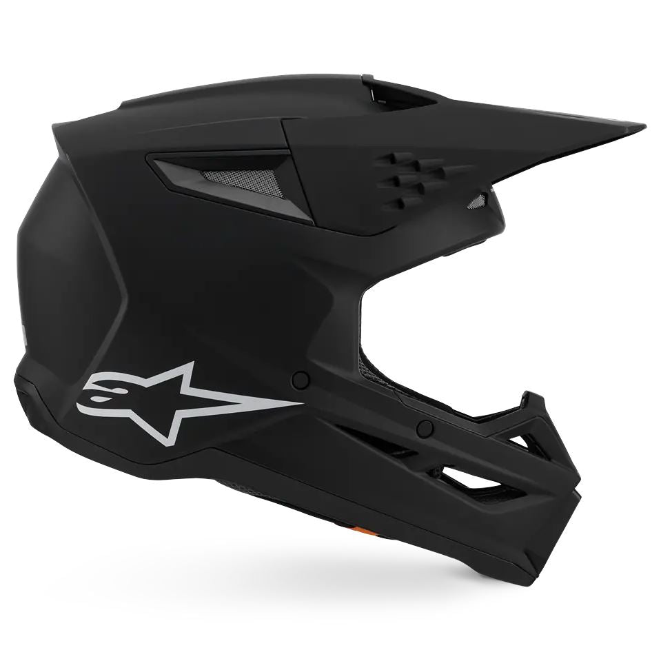 Alpinestars 2026 SM3 Solid Motocross Helmet Matt Black