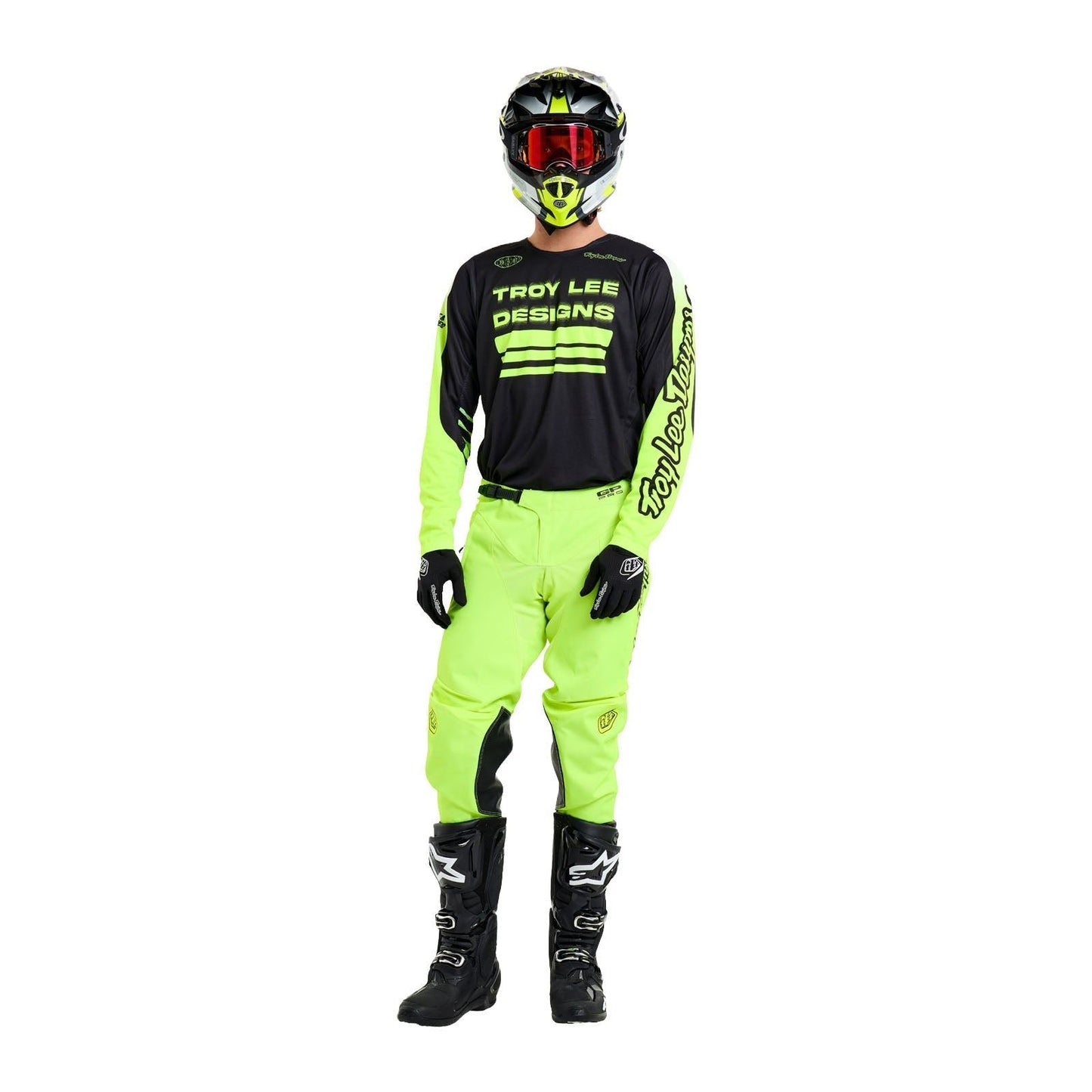 Troy Lee 2026 Motocross Combo Kit GP Pro Segment Flo Yellow