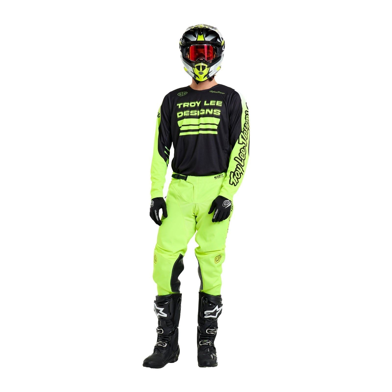 Troy Lee 2026 Motocross Combo Kit GP Pro Segment Flo Yellow