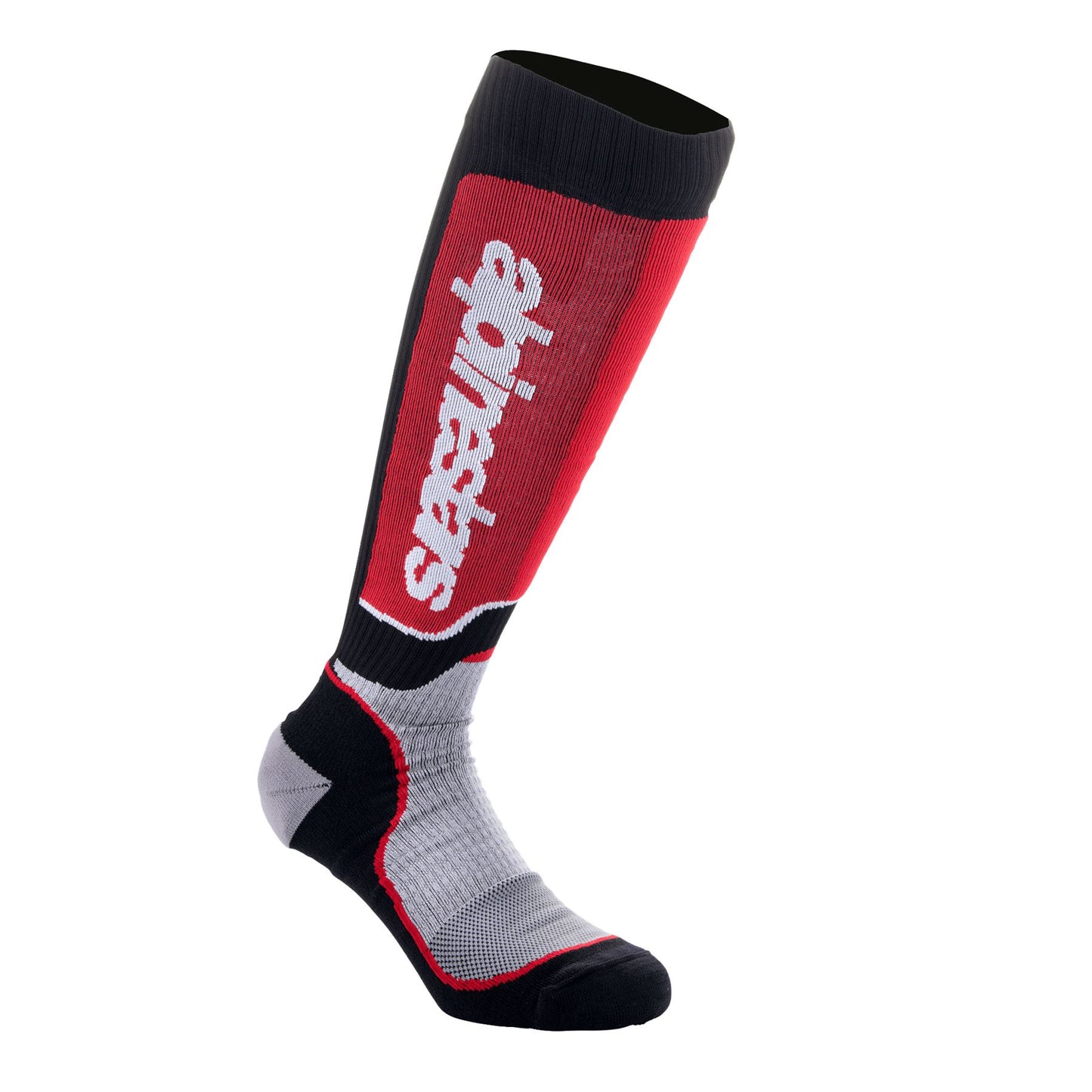 Alpinestars 2025 MX Plus Socks Black Grey Red