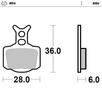 Moto-Master Rear Nitro Sintered Brake Pads For KTM SX-E5 0 2024-2027