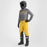 Thor Pulse Mono Dark Grey Yellow Motocross Combo Kit CLEARANCE