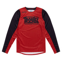 Troy Lee Designs Spring 2025 MX Jersey SCOUT GP Big Lee Jersey Black Burnt Orange