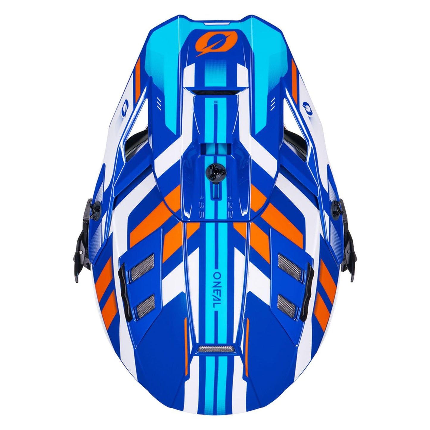 O'Neal 2026 EX-SRS Dust Blue Orange Helmet