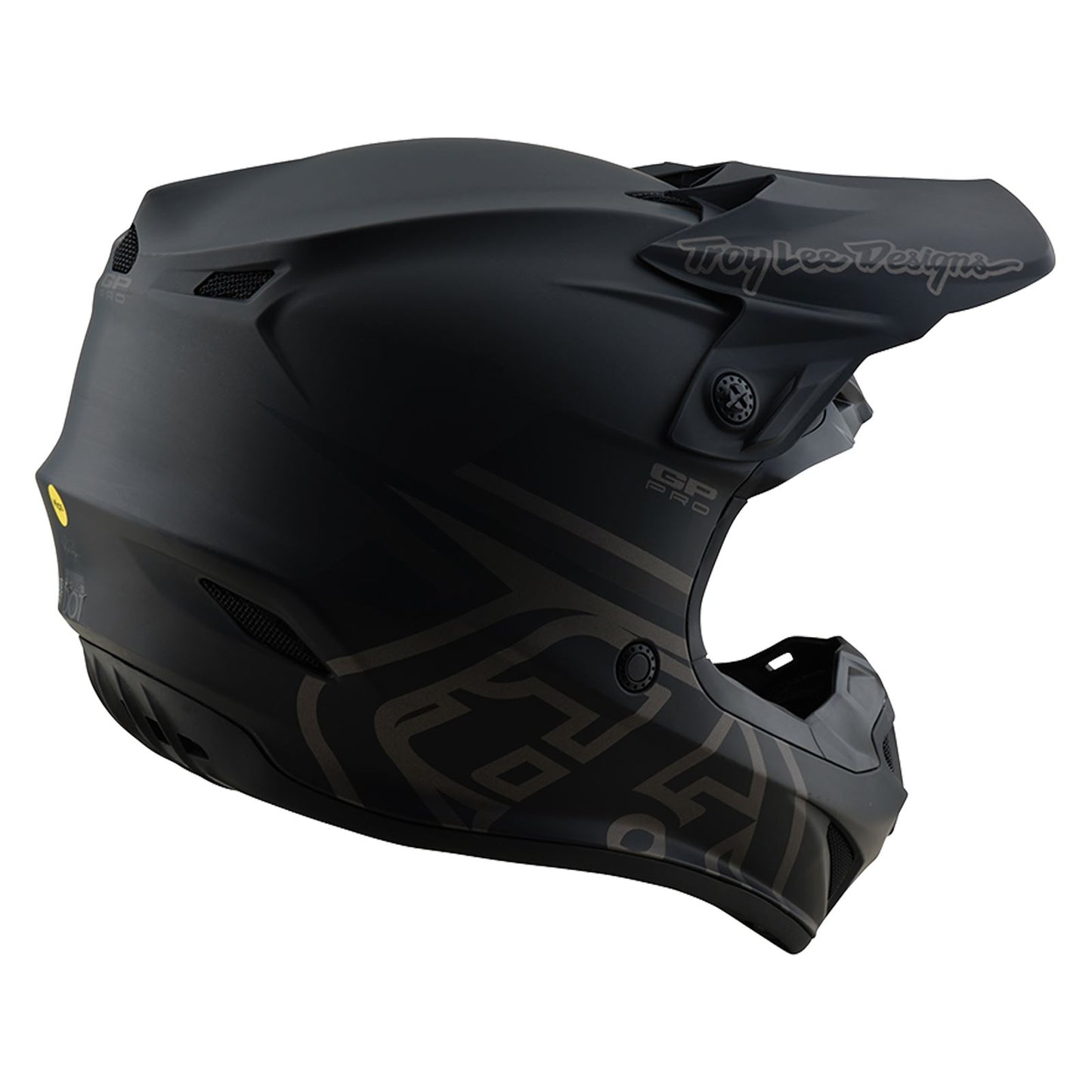 Troy Lee Designs Spring 2025 MX Helmet GP PRO Youth Mono Black