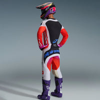 Alpinestars 2026 Techstar Knif Motocross Combo Kit Light Grey Orange Flo Black