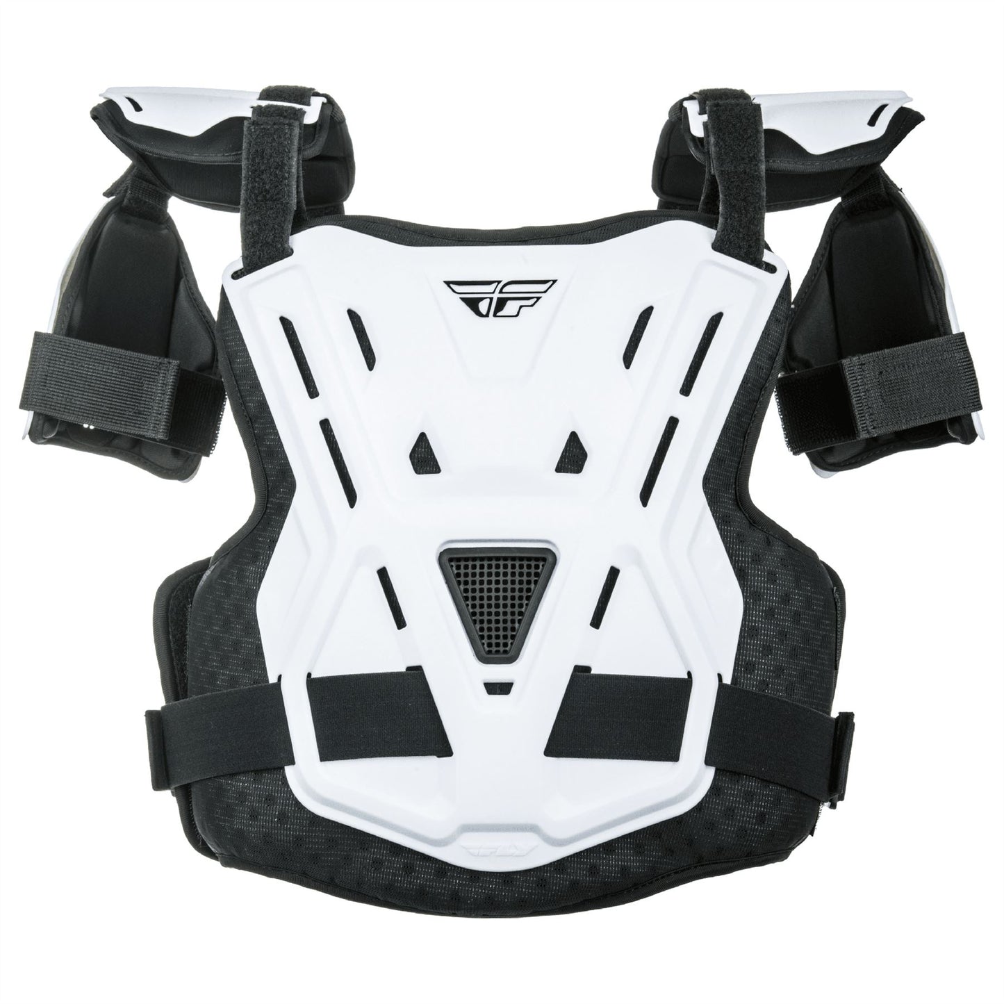 Fly Racing 2025 Motocross Youth Revel Roost Guard Offroad CE White